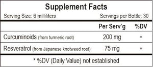 Liposomal Curcumin/Resveratrol - 6 oz Oral Supplements Empirical Labs 