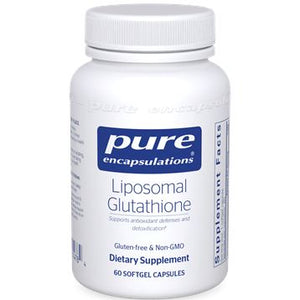 Liposomal Glutathione | Antioxidant Defense - 30 & 60 Softgels Oral Supplements Pure Encapsulations 60 Capsules 