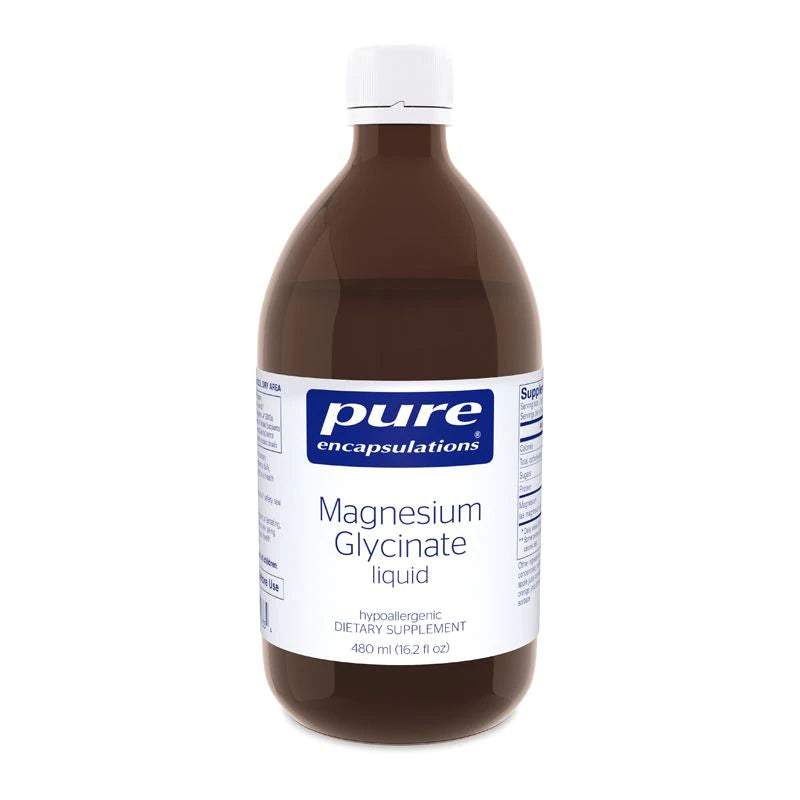 Magnesium Glycinate | Liquid - 480 ml Oral Supplement Pure Encapsulations 