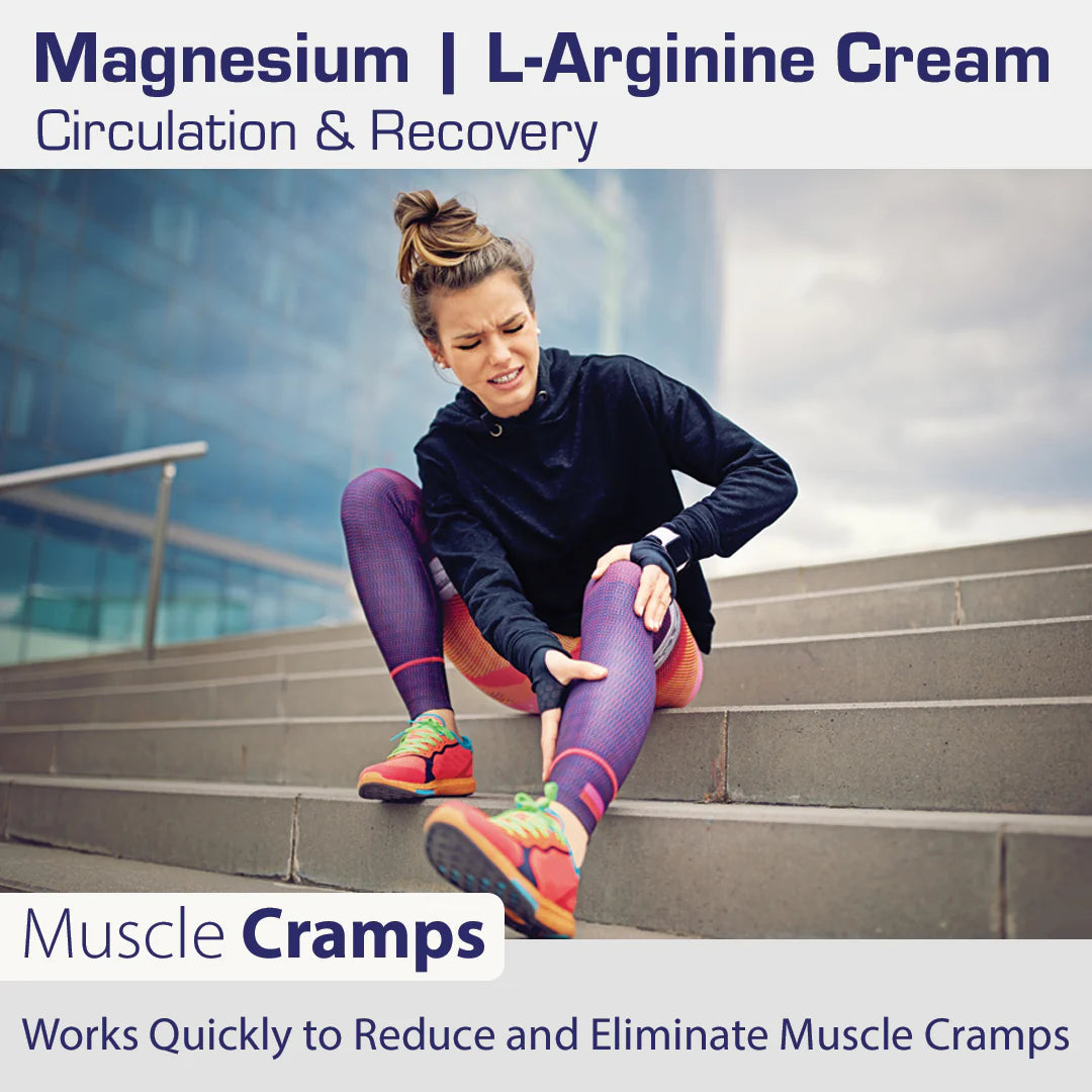 Magnesium L-Arginine Cream | Soothing Topical Cream - 8 oz (226 g) Topical Application NutraSal 