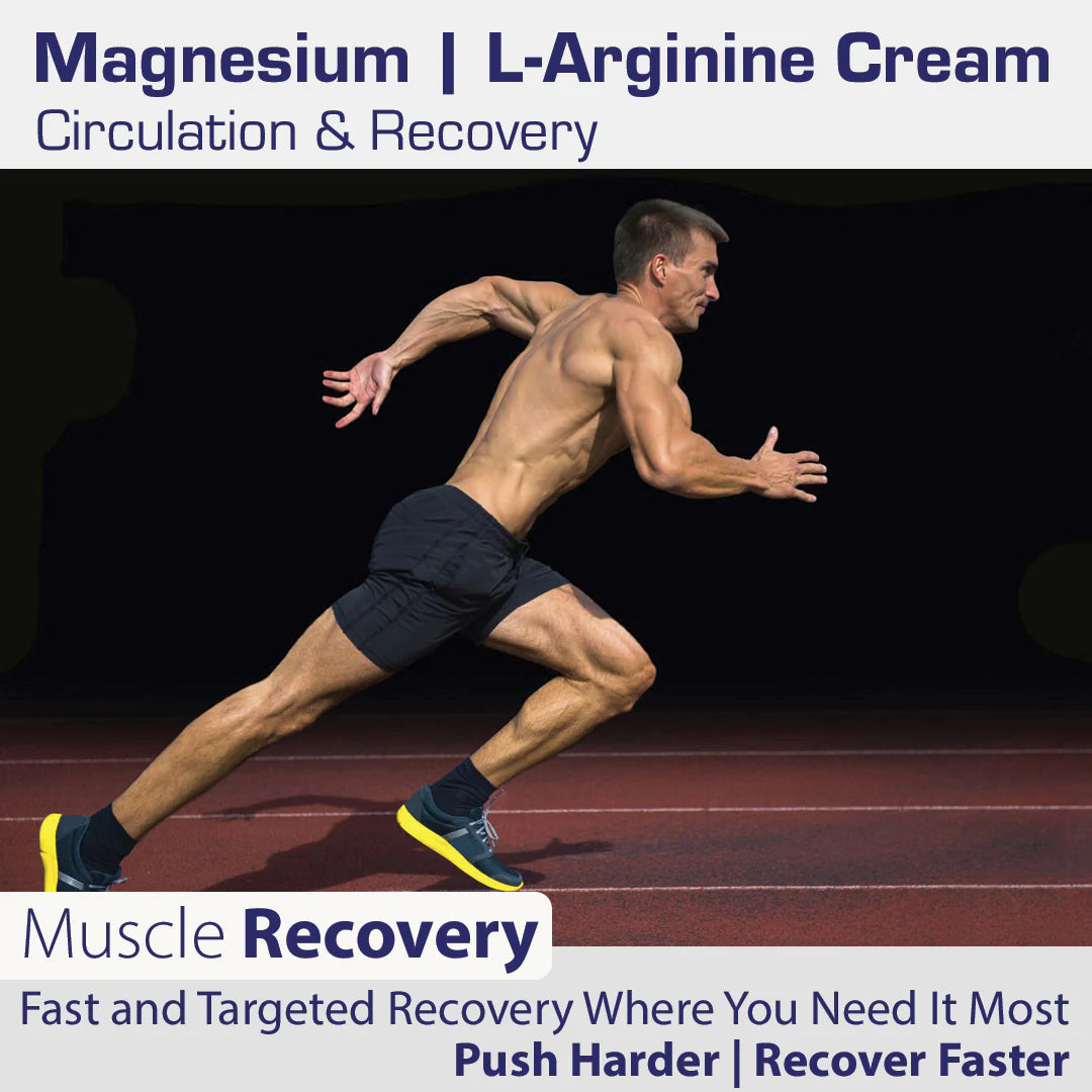 Magnesium L-Arginine Cream | Soothing Topical Cream - 8 oz (226 g) Topical Application NutraSal 