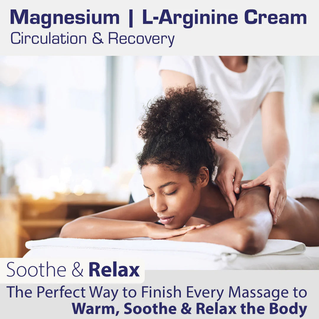 Magnesium L-Arginine Cream | Soothing Topical Cream - 8 oz (226 g) Topical Application NutraSal 