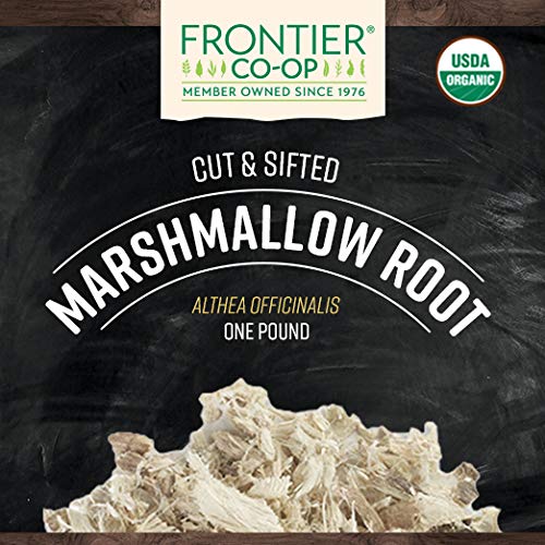 Marshmallow Root | Organic Cut & Sifted - 1 lb & 3.18 oz Teas Frontier Co-op 1 lb 