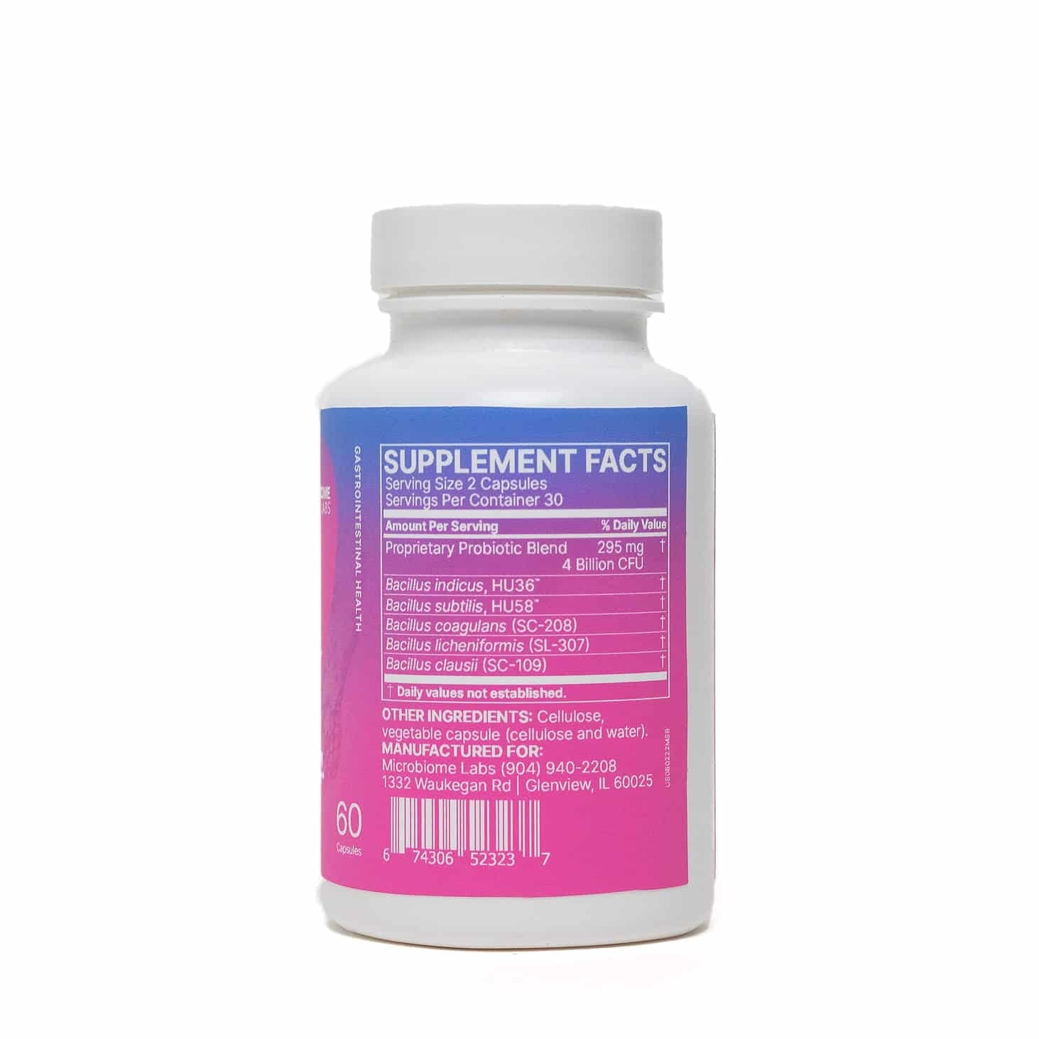 MegaSporeBiotic | Spore-Based Broad Spectrum Probiotic - 60 & 180 Capsules Oral Supplements MicroBiome Labs 