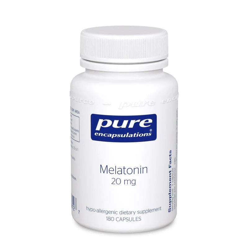 Melatonin | 20 mg - 60 Capsules Oral Supplement Pure Encapsulations 