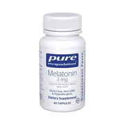Melatonin 3 mg | Sleep Support - 60 capsules Oral Supplement Pure Encapsulations 