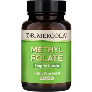 Methyl Folate | Detox Support | 5 mg - 30 Capsules Oral Supplements Dr. Mercola 