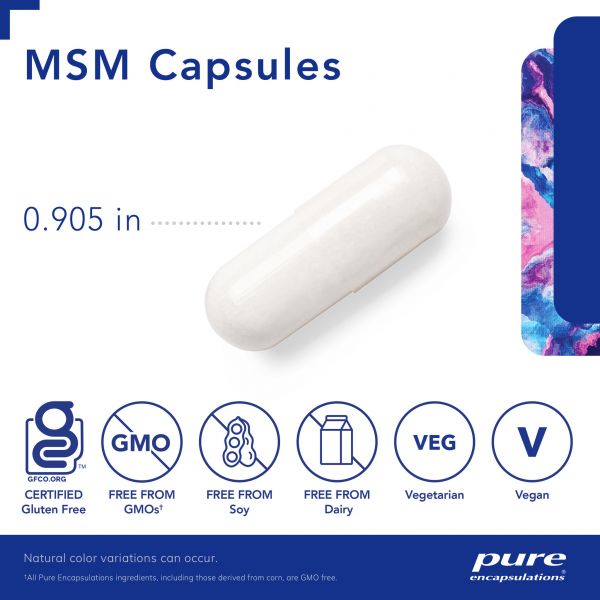 MSM | Connective Tissue Support - 250 Capsules Vitamins & Supplements Pure Encapsulations 