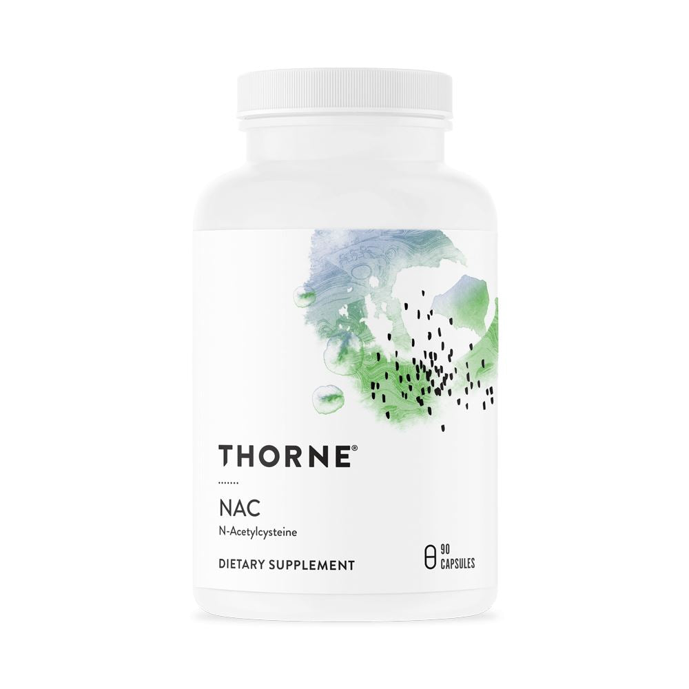 NAC (N-Acetylcysteine) | Antioxidant Support | 500 mg - 90 Capsules Oral Supplements Thorne 