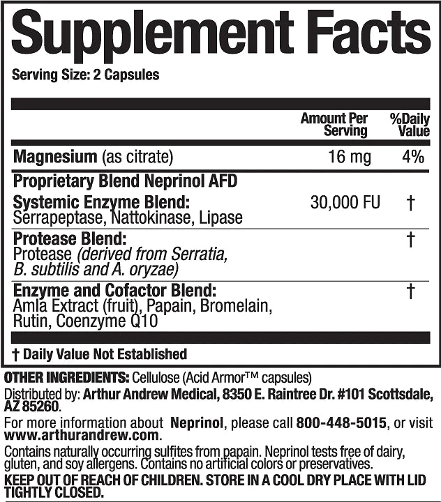 Neprinol AFD®| Supports healthy joint and circulatory function - 90, 150 & 300 Capsules Oral Supplements Arthur Andrew 