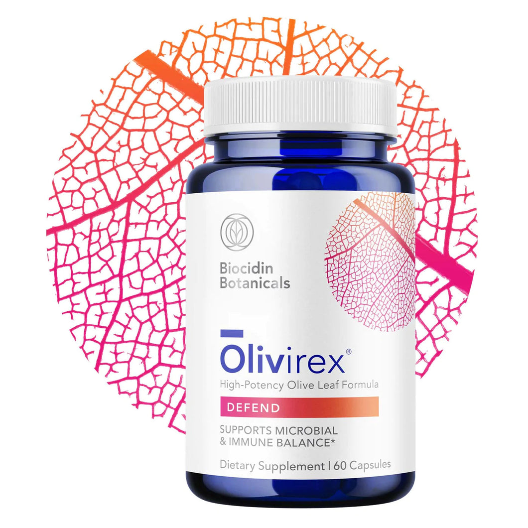Olivirex® | High Potency Olive Leaf Formula | Defend - 60 Capsules Oral Supplements Biocidin Botanicals 