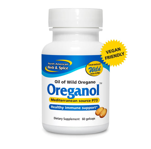 Oreganol P73 | Oregano Softgels - 60 softgels Oral Supplement North American Herb & Spice 