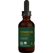 Organic Vitamin B12 Liquid | 5,000 mcg - 1 & 2 fl oz Oral Supplements Global Healing 1 fl oz 