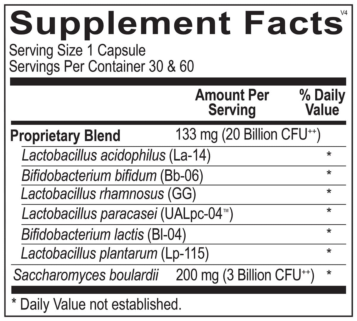 Ortho Biotic by Ortho Molecular Products - 30 & 60 Capsules Oral Supplement Ortho Molecular Products 