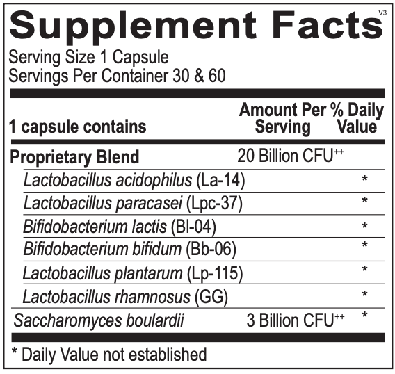 Ortho Biotic by Ortho Molecular Products - 30 capsules Oral Supplement Ortho Molecular Products 