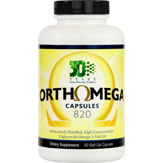 Omega-3 Fish Oil, Molecularly Distilled Softgels