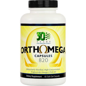 Orthomega 820 by Ortho Molecular Products - 60 softgels Oral Supplement Ortho Molecular Products 