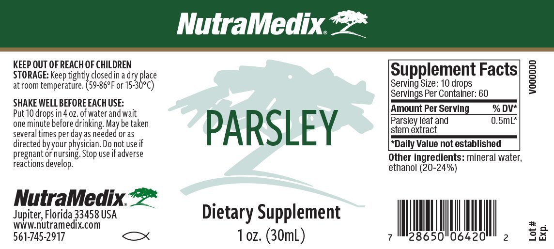 Parsley Extract | Potent Herbal Extracts - 1 oz. 30 ml. Oral Supplement Nutramedix 