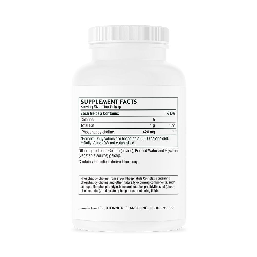 Phosphatidylcholine | Choline Liver Support - 60 capsules Oral Supplement Thorne 