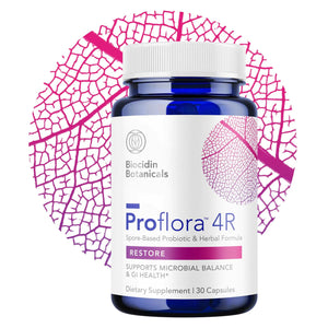 Proflora 4R | Spore-based Probiotic & Herbal Formula | Restore - 30 Capsules Oral Supplements Biocidin Botanicals 