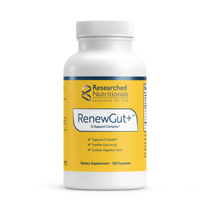 RenewGut+™ | Gut Health Support - 120 Capsules Oral Supplements Researched Nutritionals 