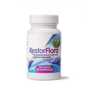 RestorFlora | Spore + Yeast Probiotic - 50 Capsules Oral Supplements MicroBiome Labs 