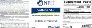 Saffron SAP | 30 mg - 60 Capsules Oral Supplement Nutritional Fundamentals for Health (NFH) 