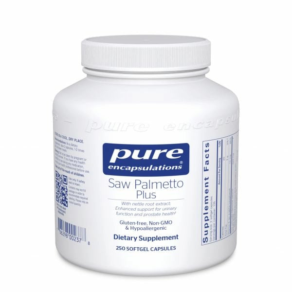 Saw Palmetto Plus | Broad support for urinary function and prostate health - 60, 120 & 250 Softgels Oral Supplements Pure Encapsulations 250 Softgels 