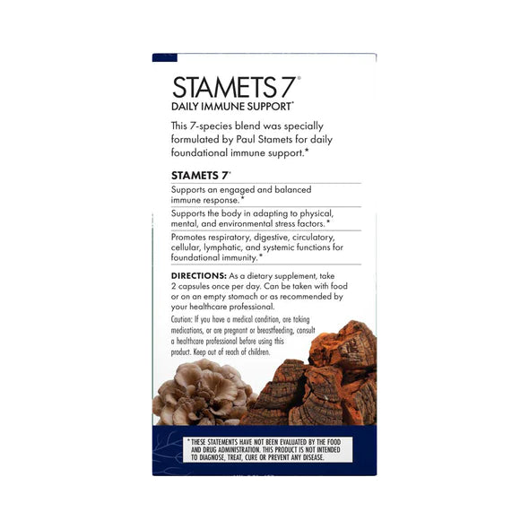 Stamets 7® | A Functional Food Mushroom Blend - 120 Capsules Oral Supplements Host Defense Mushrooms 