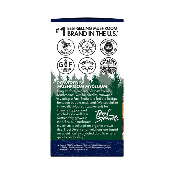 Stamets 7® | A Functional Food Mushroom Blend - 120 Capsules Oral Supplements Host Defense Mushrooms 
