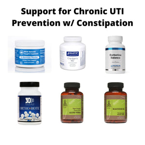 Support for Chronic UTI Prevention with Regular Constipation - 6 Items Oral Supplements Femologist Inc. 