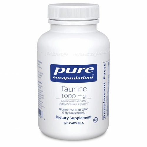 Taurine | Cardiovascular & Detoxification Support - 1,000 mg - 120 Capsules Oral Supplements Pure Encapsulations 