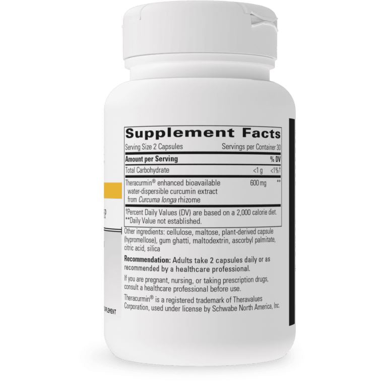 Theracurmin® HP | Bioavailable Curcumin - 60 & 120 Capsules Oral Supplements Integrative Therapeutics 