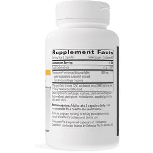 Theracurmin® HP | Bioavailable Curcumin - 60 & 120 Capsules Oral Supplements Integrative Therapeutics 