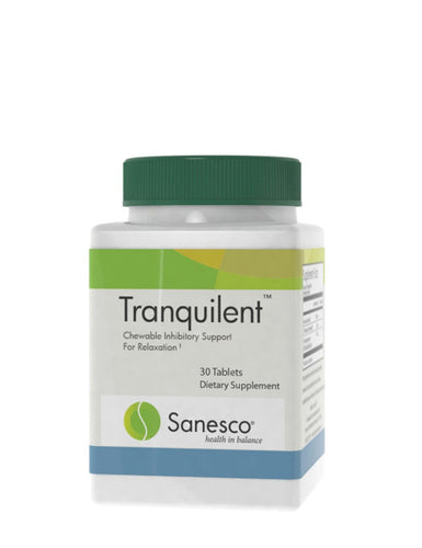 Tranquilent | Relaxation Support - 30 Chewable Tablets Oral Supplements Sanesco 