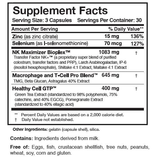Transfer Factor Multi-Immune™ - 90 capsules Oral Supplement Researched Nutritionals 