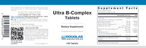 Ultra B-Complex | Comprehensive B Vitamin Support - 100 Tablets Oral Supplements Douglas Laboratories 