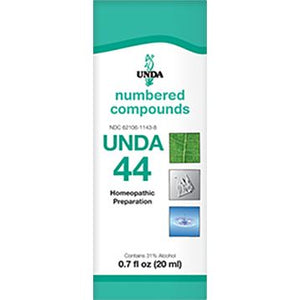 UNDA® 44 | Homeopathic Preparation - 0.7 fl oz (20 ml) Oral Supplements UNDA 