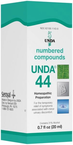 UNDA® 44 | Homeopathic Preparation - 0.7 fl oz (20 ml) Oral Supplements UNDA 