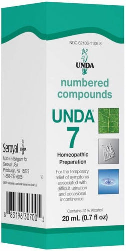 UNDA® 7 | Homeopathic Preparation - 0.7 fl oz (20 ml) Oral Supplements UNDA 