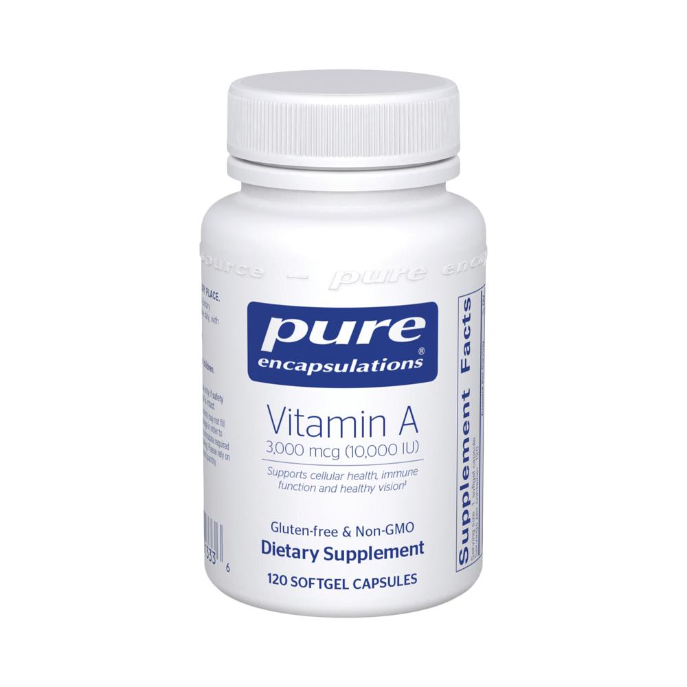 Vitamin A Palmitate | Healthy Vision - 3,000 mcg. 120 capsules Oral Supplement Pure Encapsulations 