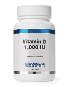 Vitamin D3 | 1,000 IU - 100 Tablets Oral Supplement Douglas Laboratories 