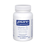 Vitamin D3 5,000 IU | Pure Vitamins - 125 mcg. 250 capsules Oral Supplement Pure Encapsulations 