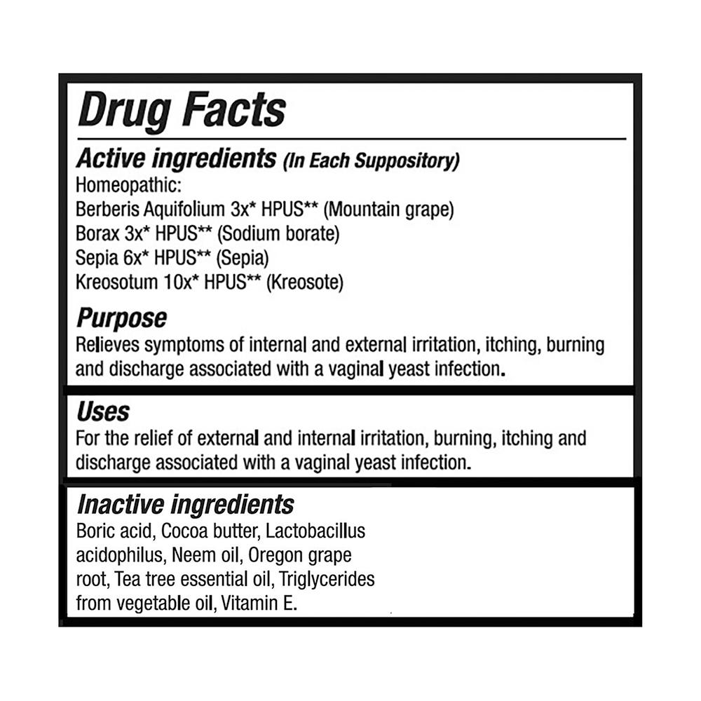 Yeast Arrest | x14 Vaginal Suppositories - 14 suppositories Suppository Vitanica 