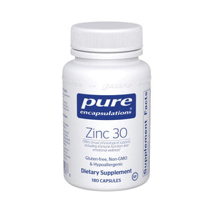 Zinc 30 | Zinc Picolinate Supplement - 60 capsules Oral Supplement Pure Encapsulations 